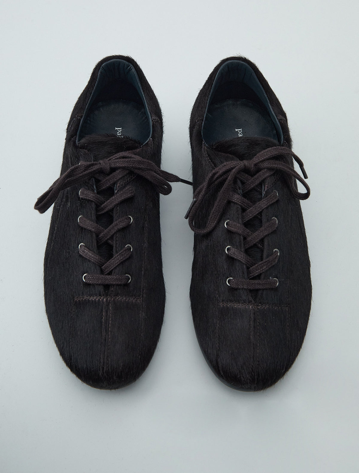 Miles laceup men leather sneakers rubber sole brown