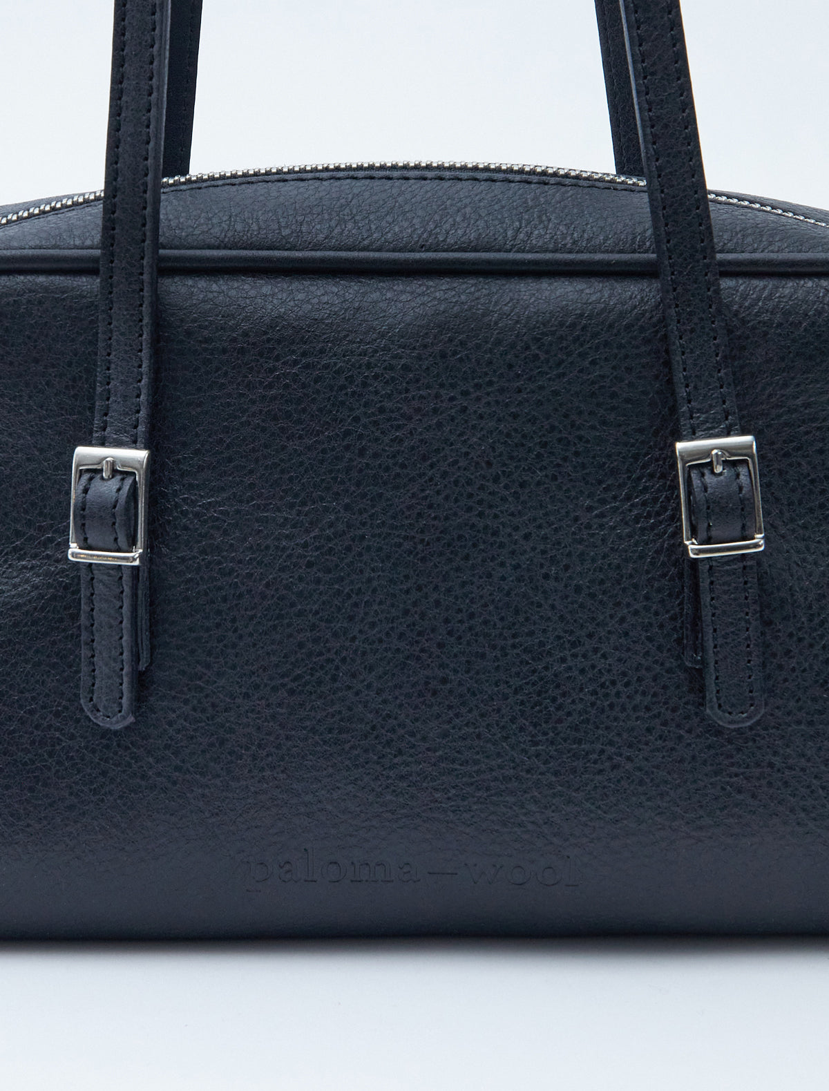 Soft cayetano leather bag black