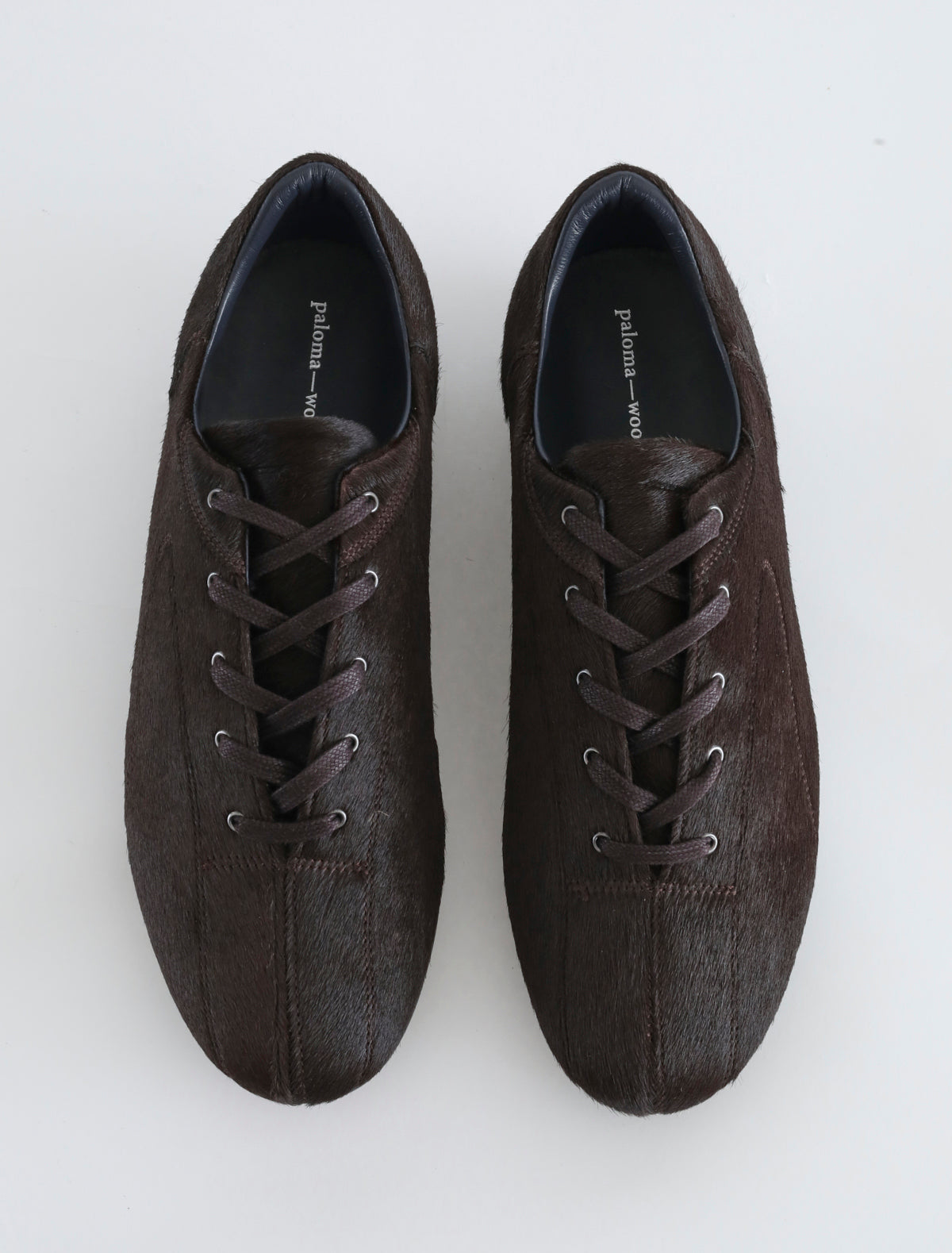 Miles laceup men leather sneakers rubber sole brown