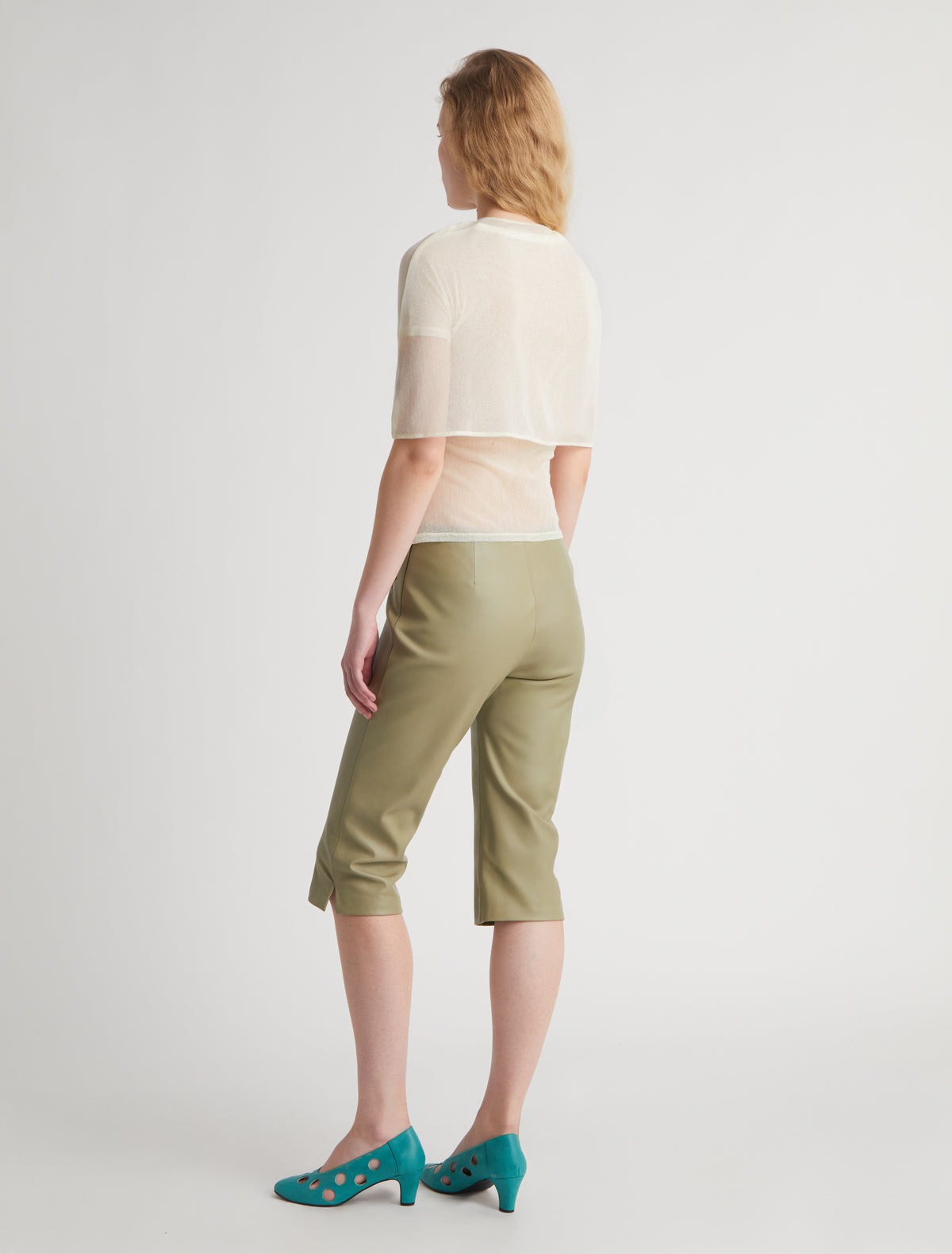 Boldo tulle cape cotton offwhite