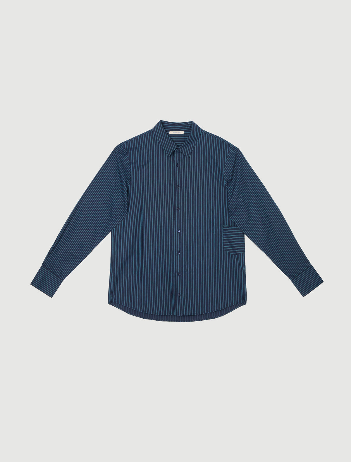 Boa iii men s striped shirt front pocket darknavy