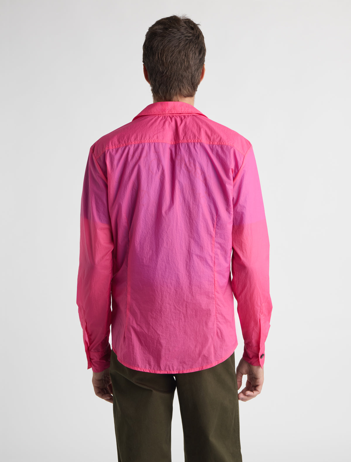 Meltuit b nylon shirt fuchsia