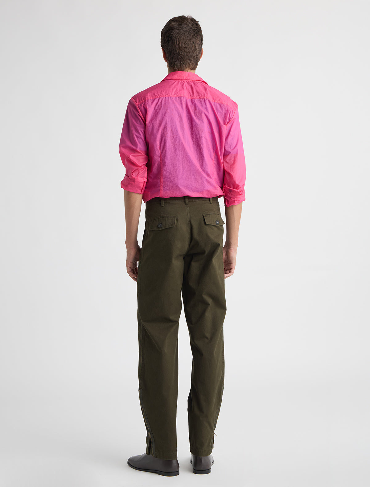 Meltuit b nylon shirt fuchsia