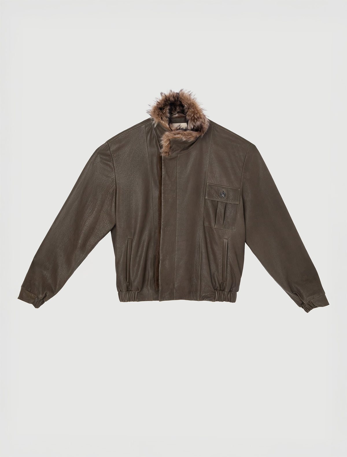 Alejandra b leather jacket different types fur