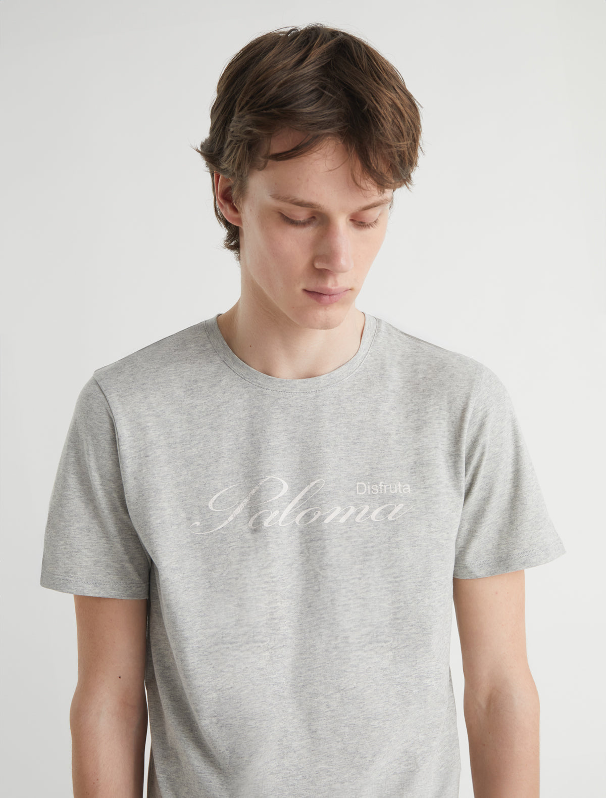Drinking men organic cotton tshirt print