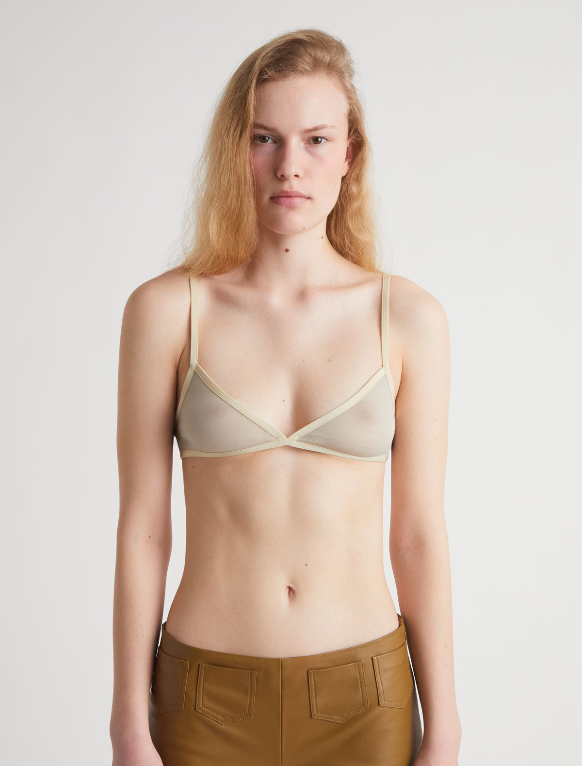 Esco strappy bralette lingerie style details ecru