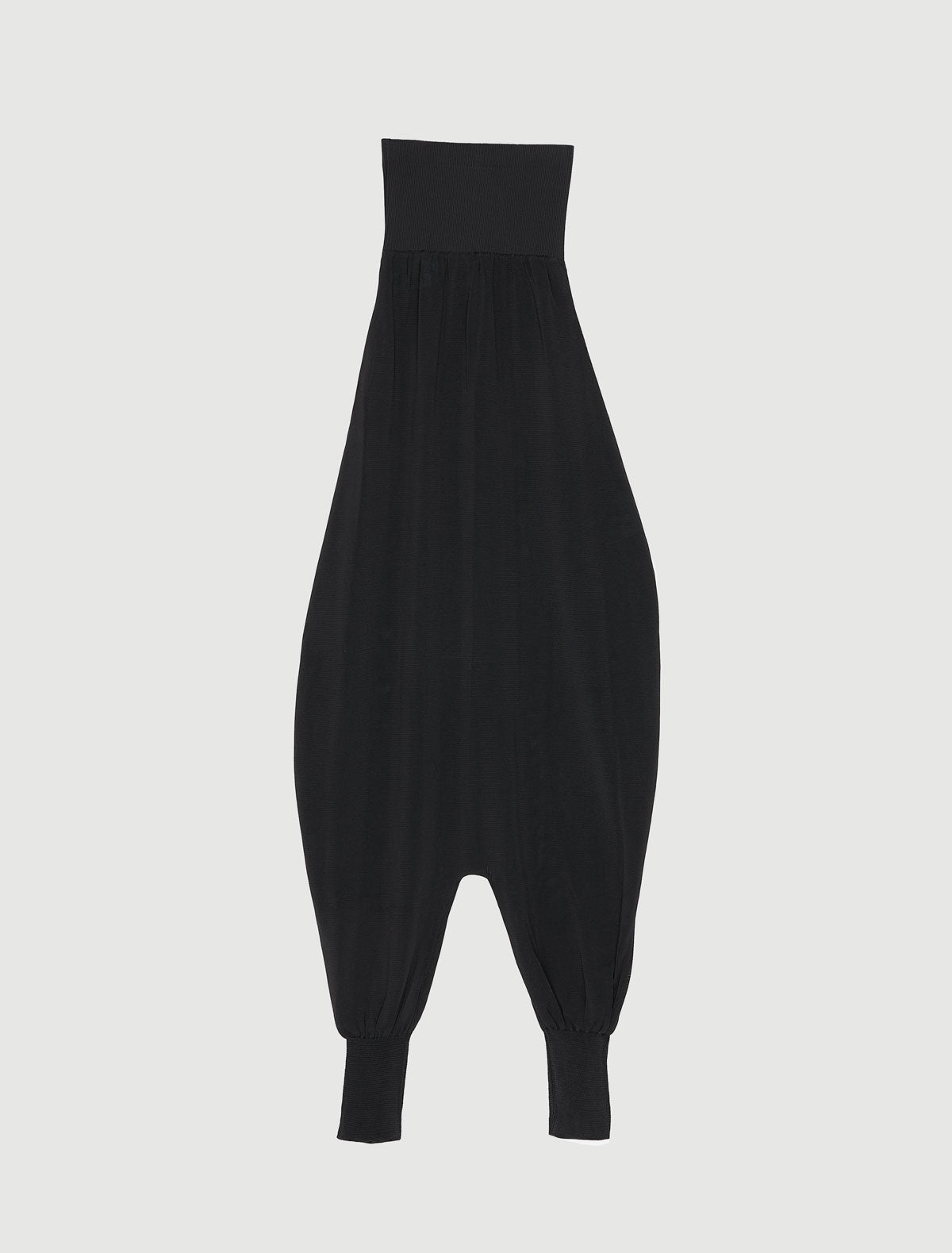 Gelo strapless jumpsuit balloon leg black