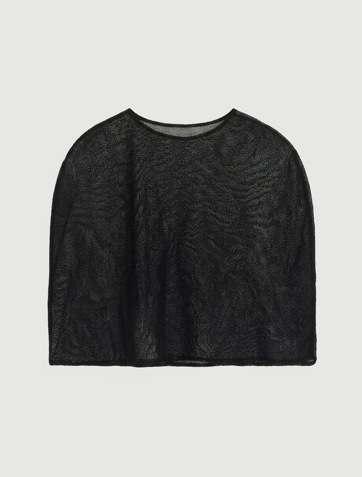 Boldo tulle cape cotton black