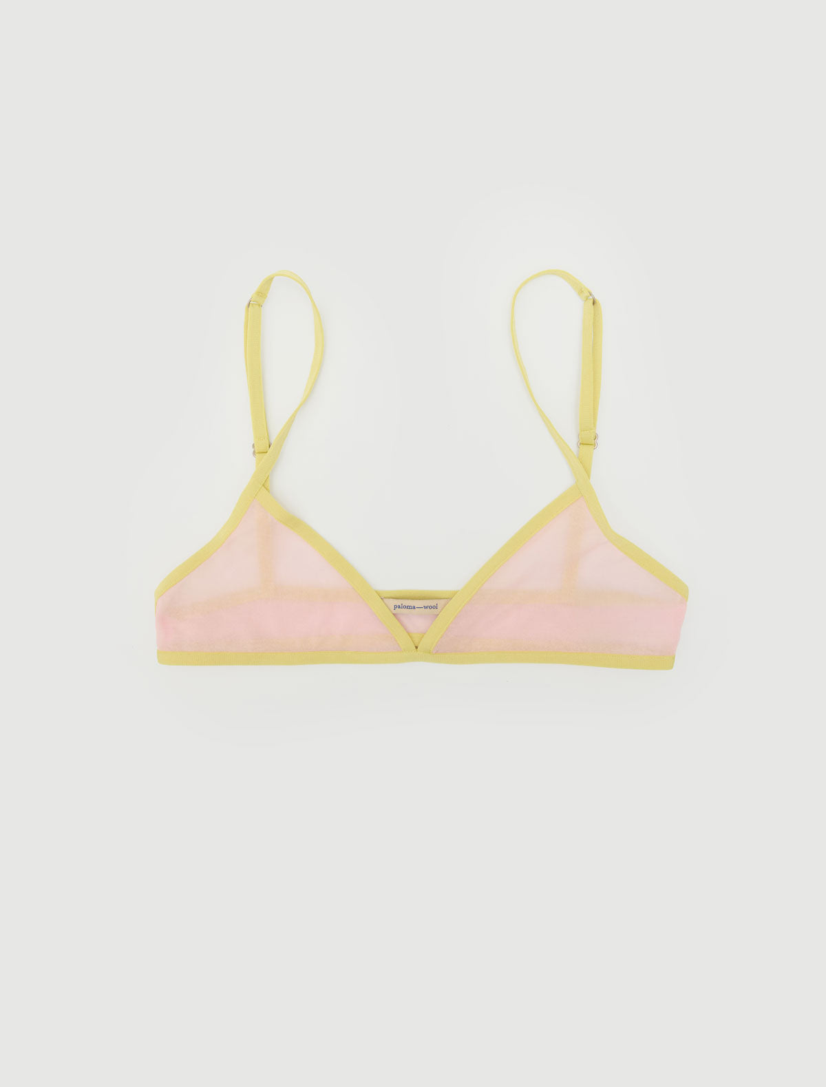 Esco strappy bralette lingerie style details pink