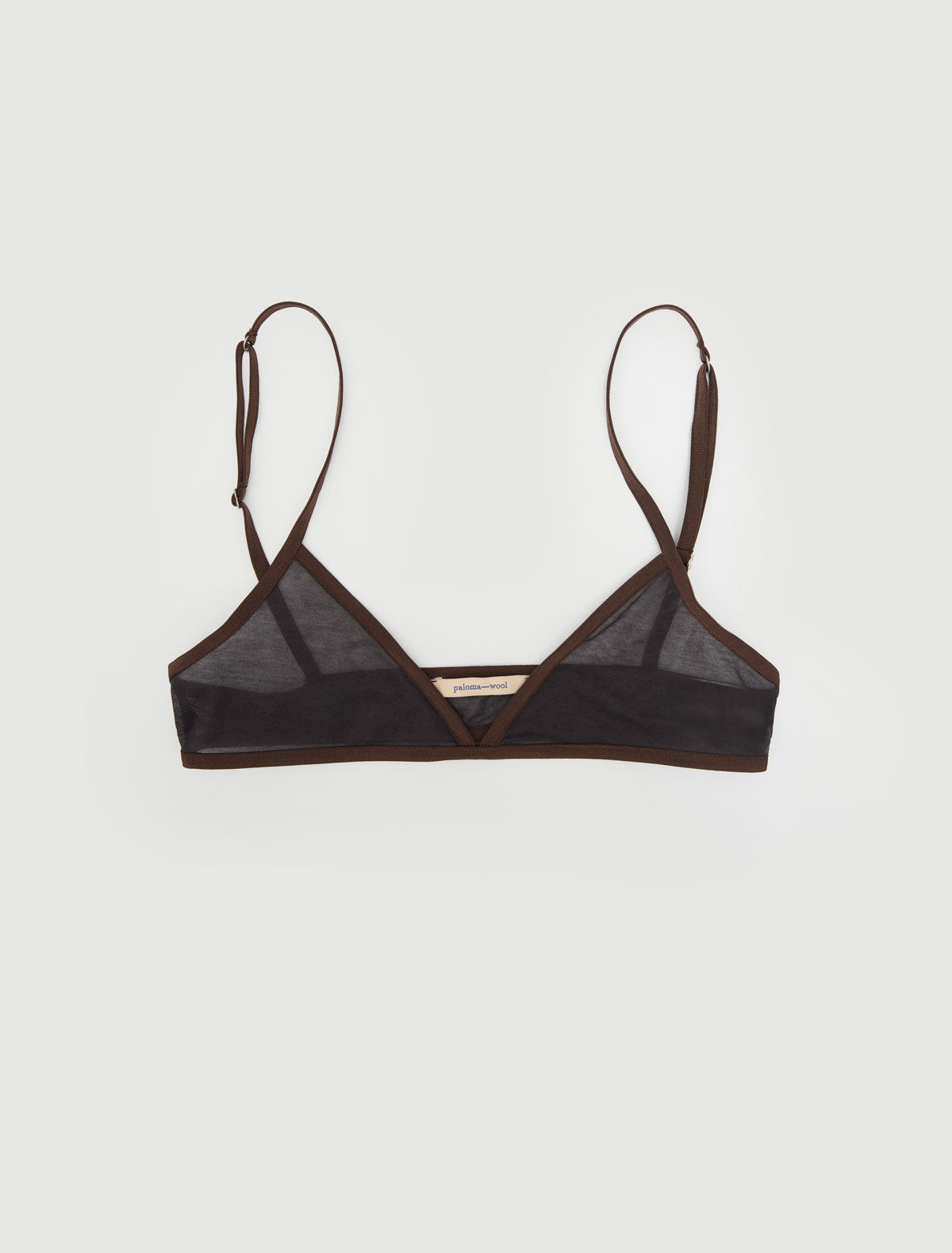 Esco strappy bralette lingerie style details grey
