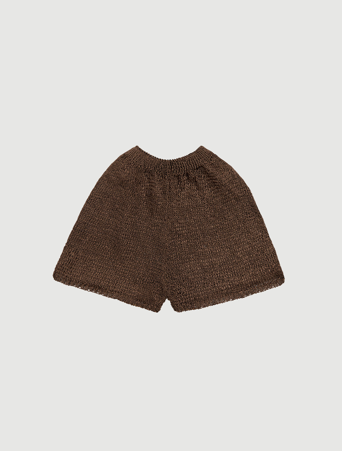 Trefle low waisted knitted culotte brown