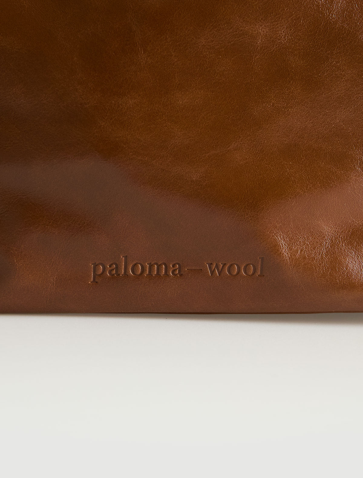 Lisa large leather bag wide handle brown