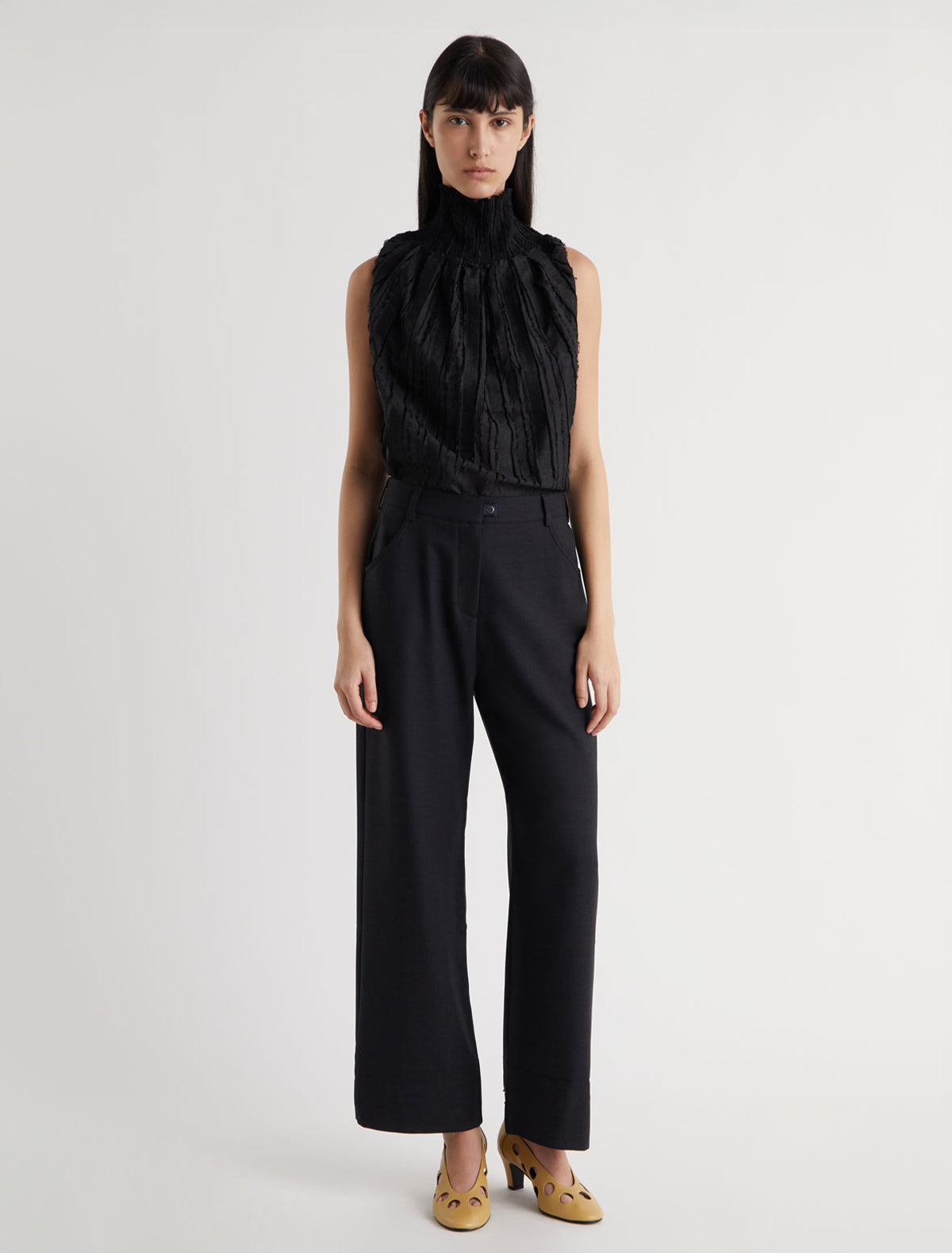 Matilda wide leg tailored suit trousers