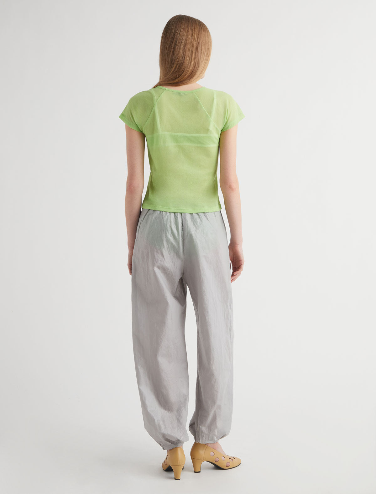 Omu delicate sheer top embroidery kiwi