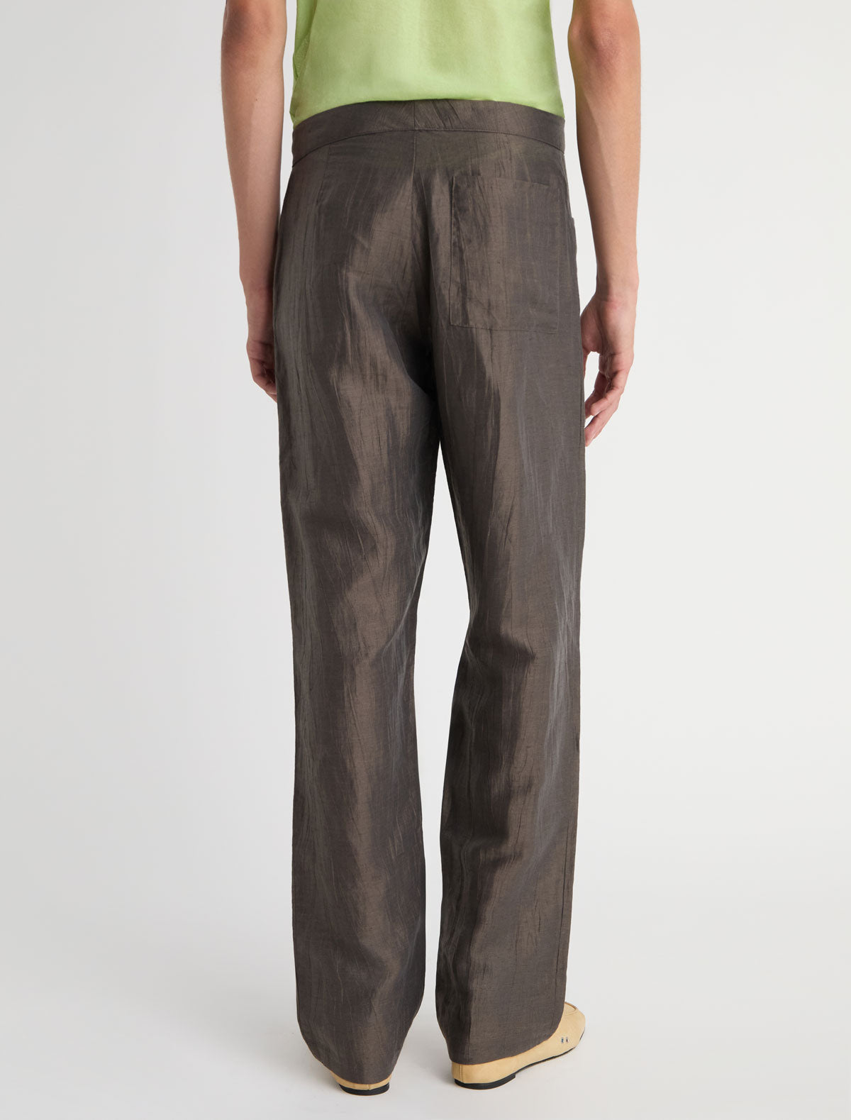 Renata trousers front pockets transition belt loops