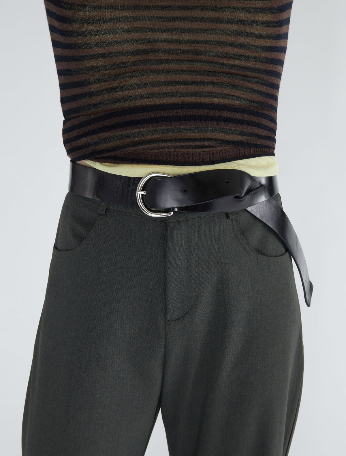 Adela belt double layer black