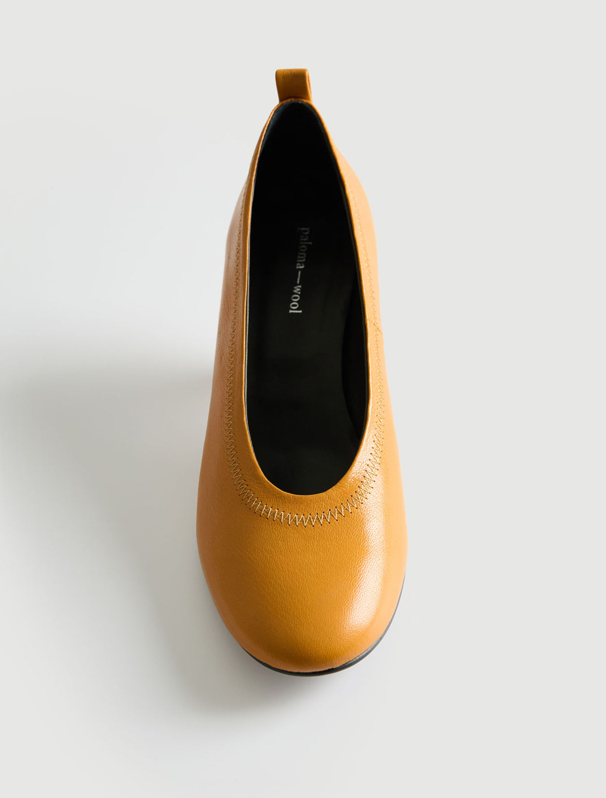 Joelia pump shaped 6 cm heel orange