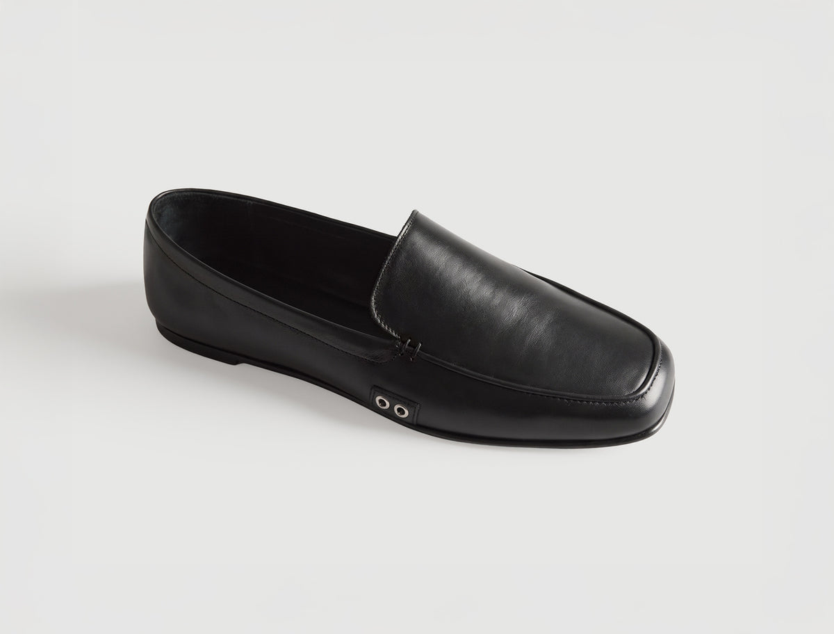 Micaela b mens leather loafer newblack