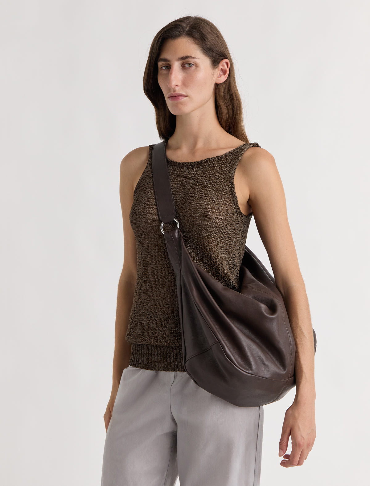 Big dry large versatile bag darkbrown