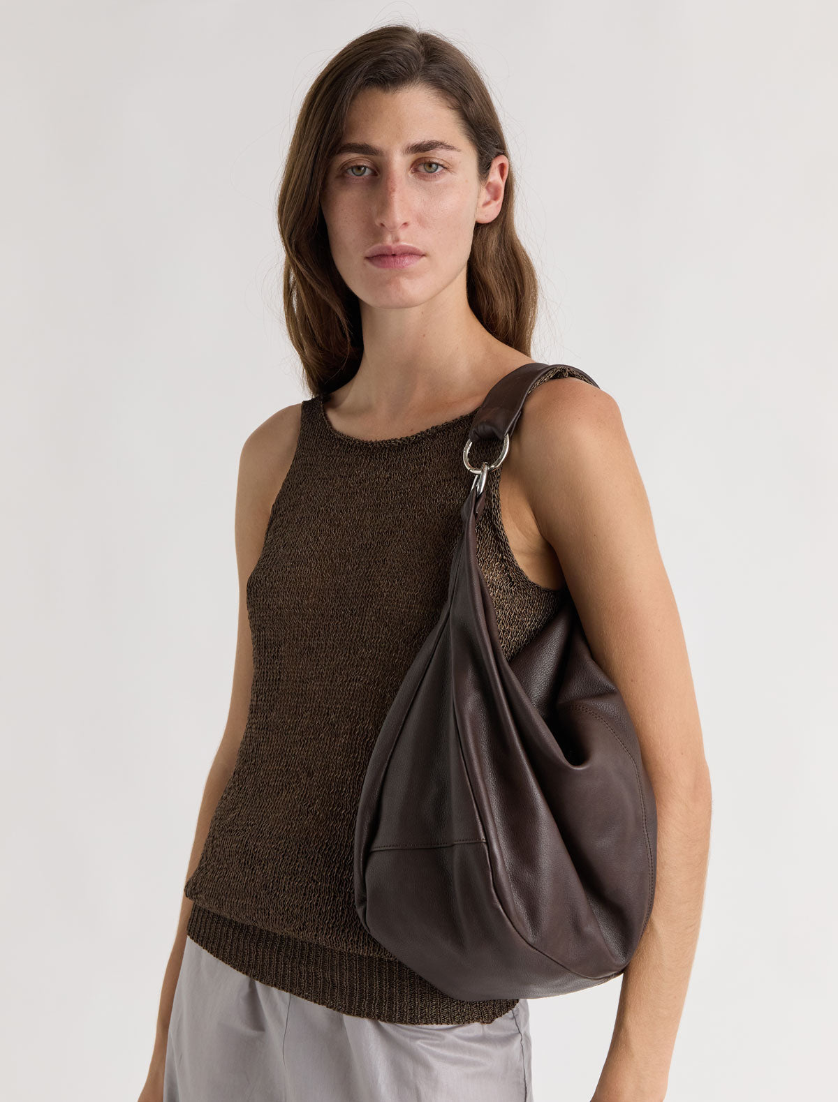Big dry large versatile bag darkbrown