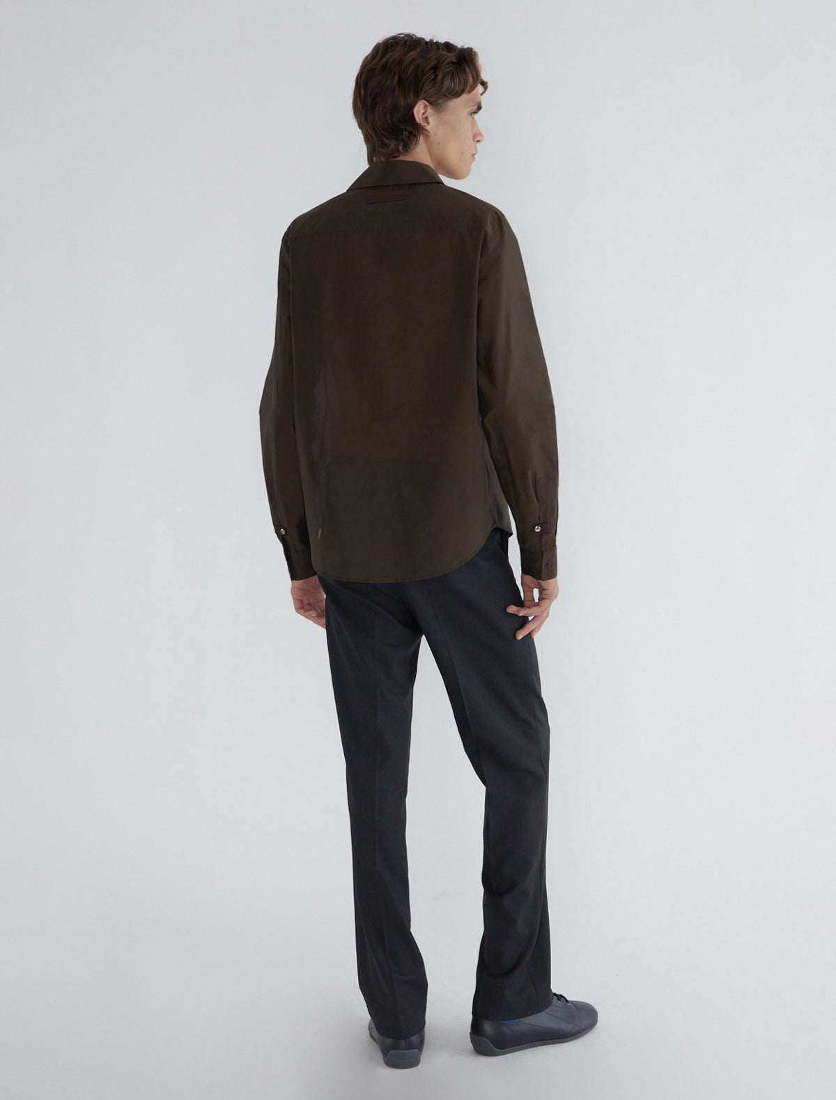 Ines b slightly sheer men shirt
