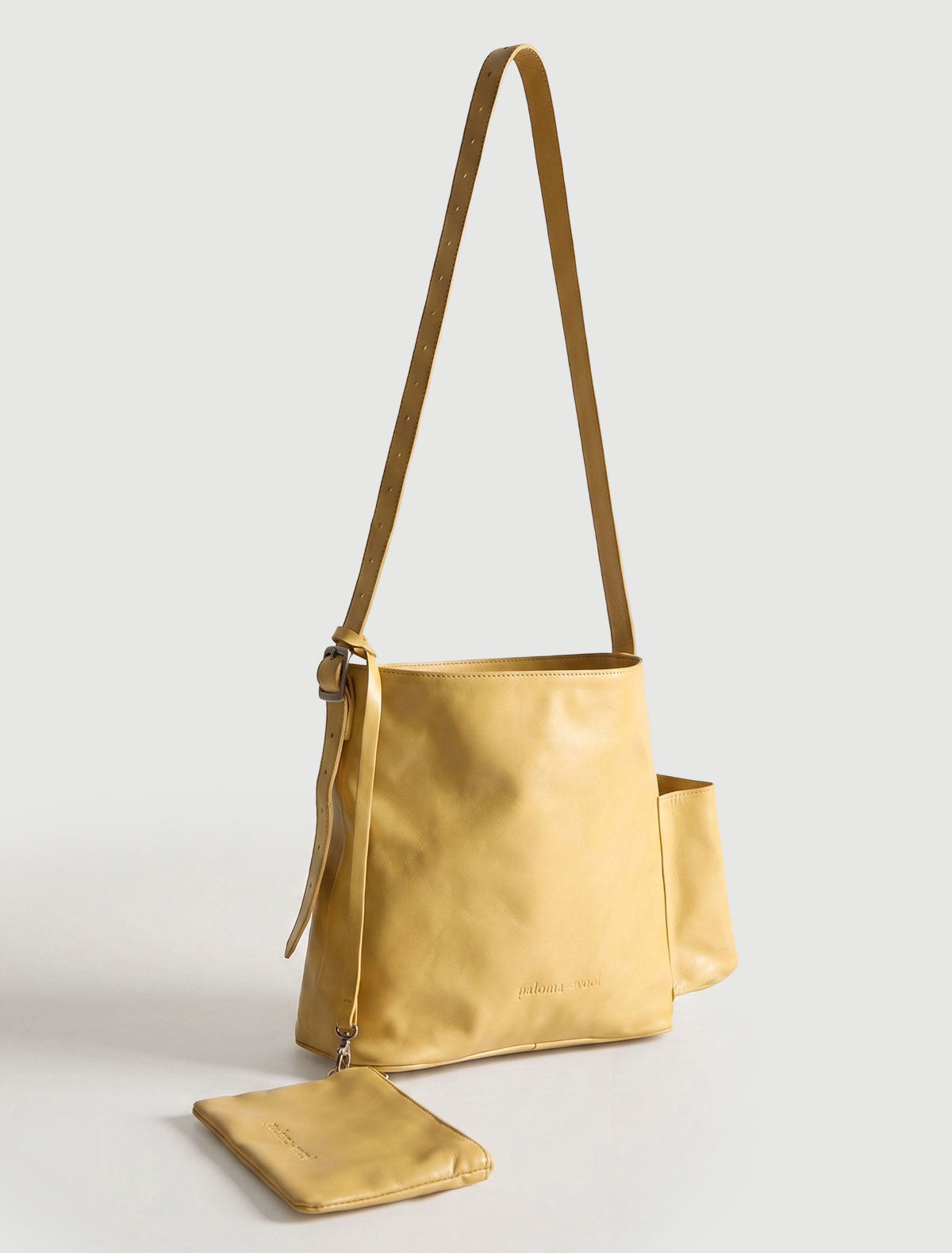 Mini campnou leather bag yellow