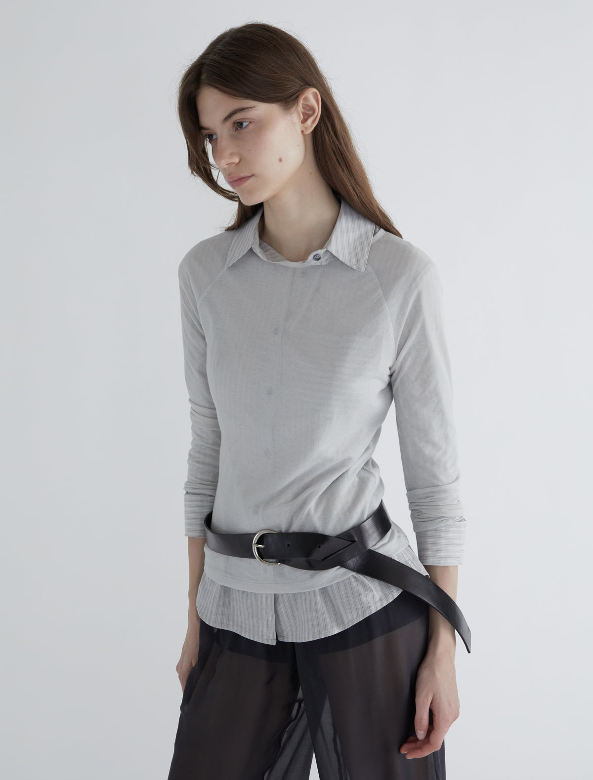 Adela belt double layer black