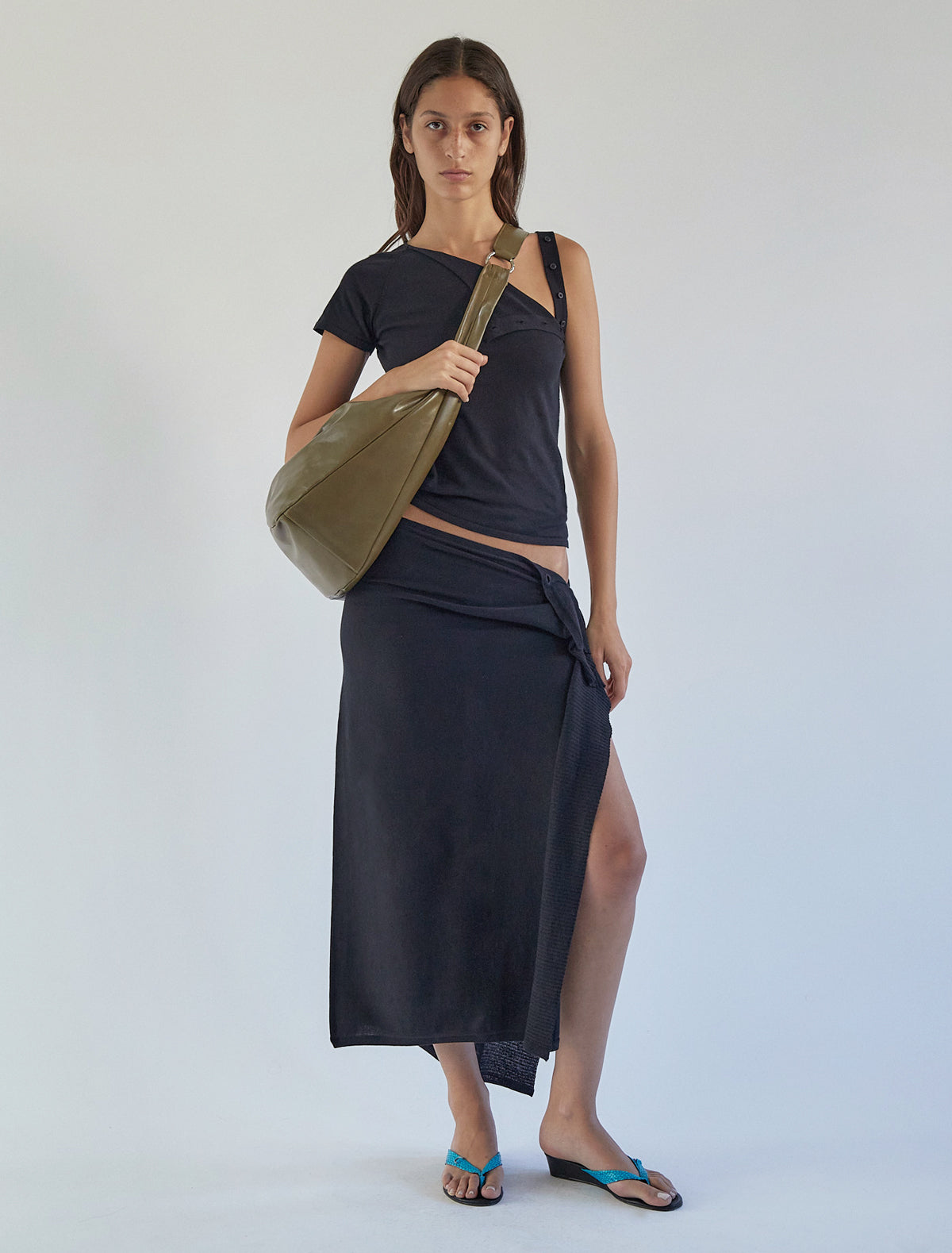 Big dry large versatile bag olive