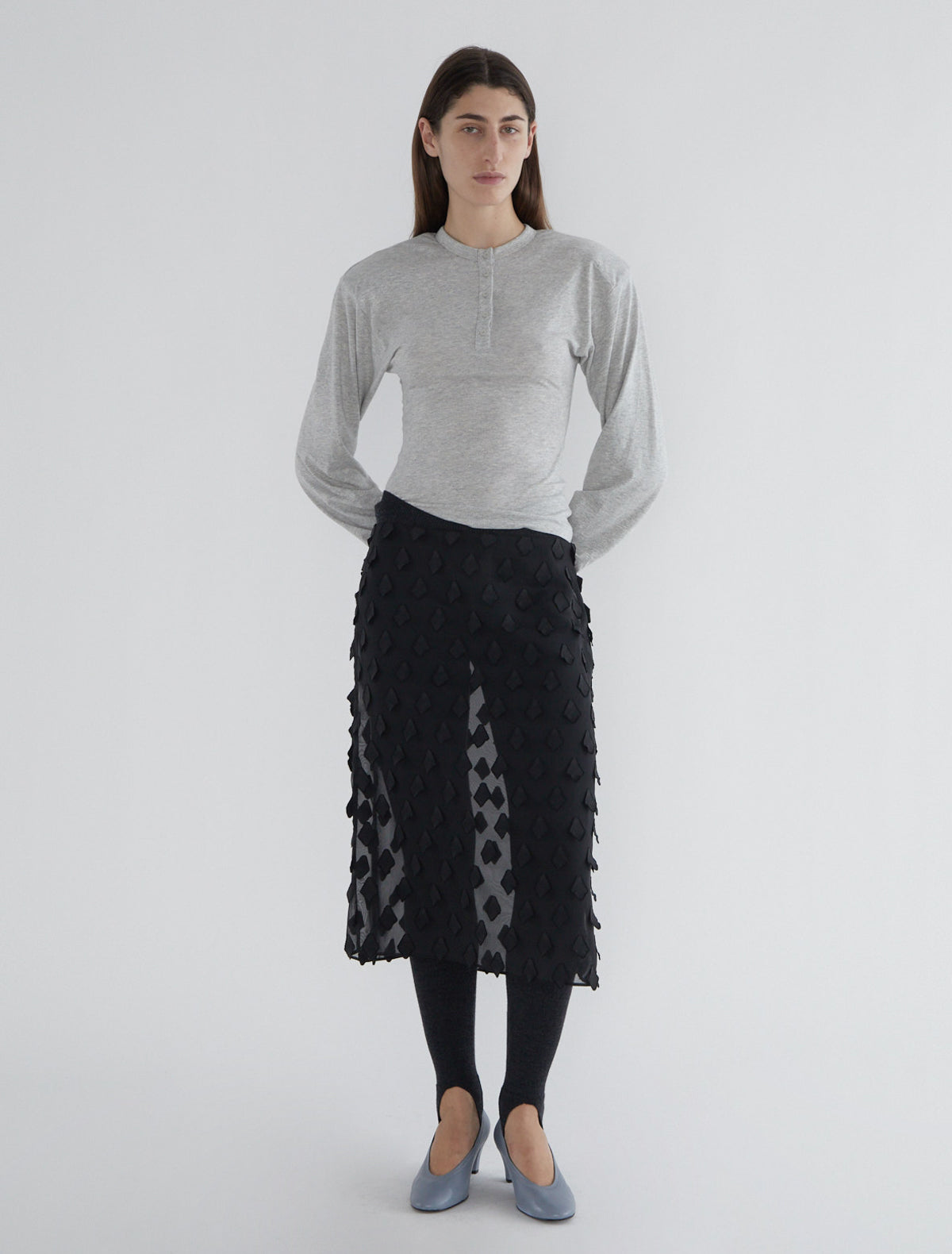 Gustava fuseau tricot pants wool brown