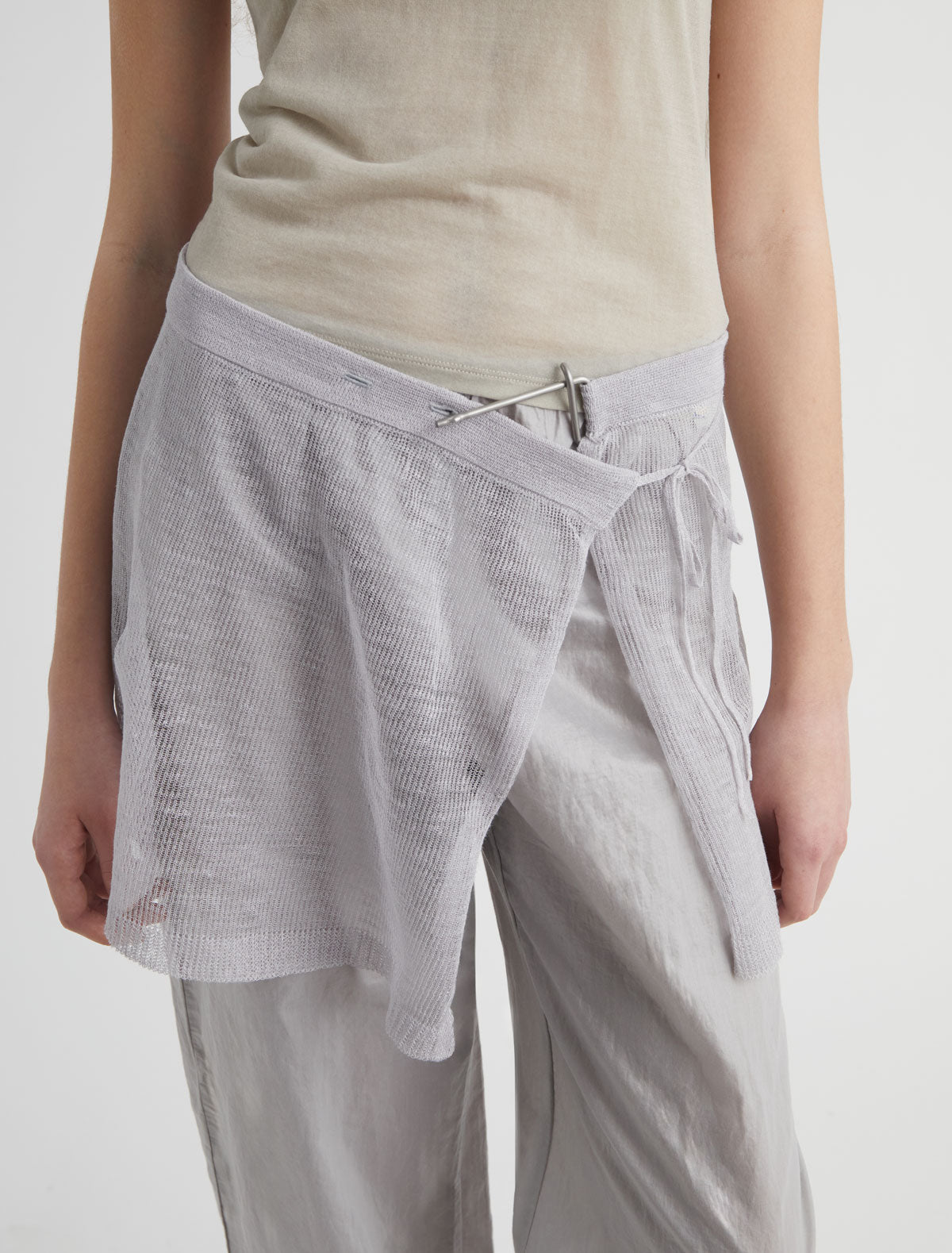 Two knit skirt wrap style construction grace prince
