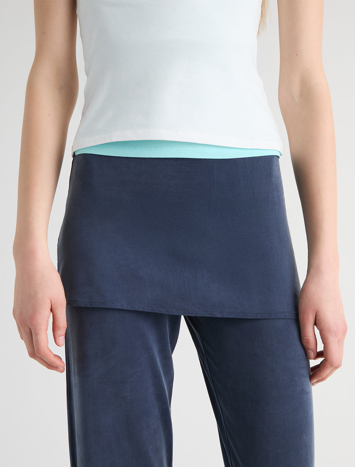 Alexia pants miniskirt cupro pants navy