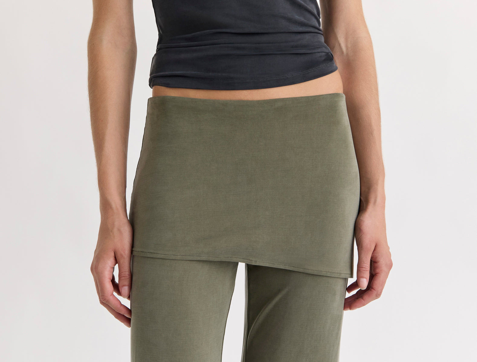 Alexia pants miniskirt cupro pants new khaki