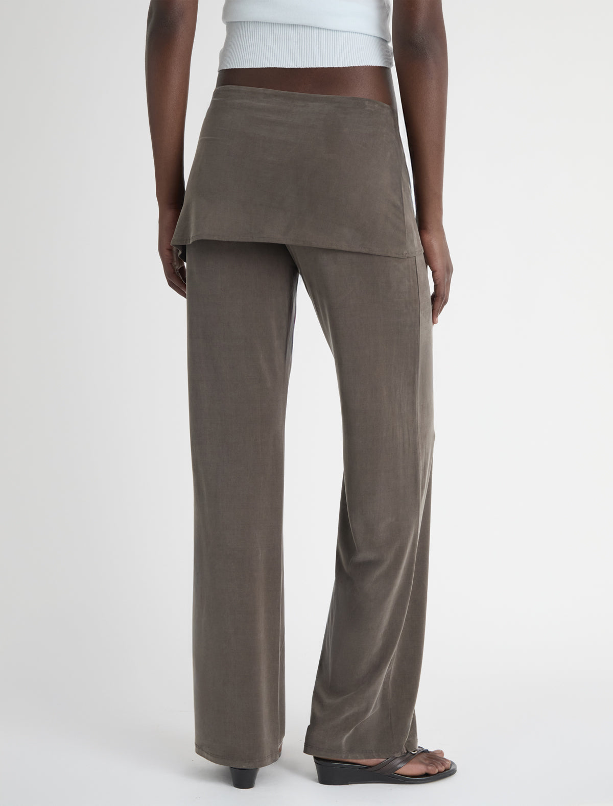 Alexia pants miniskirt cupro pants brown