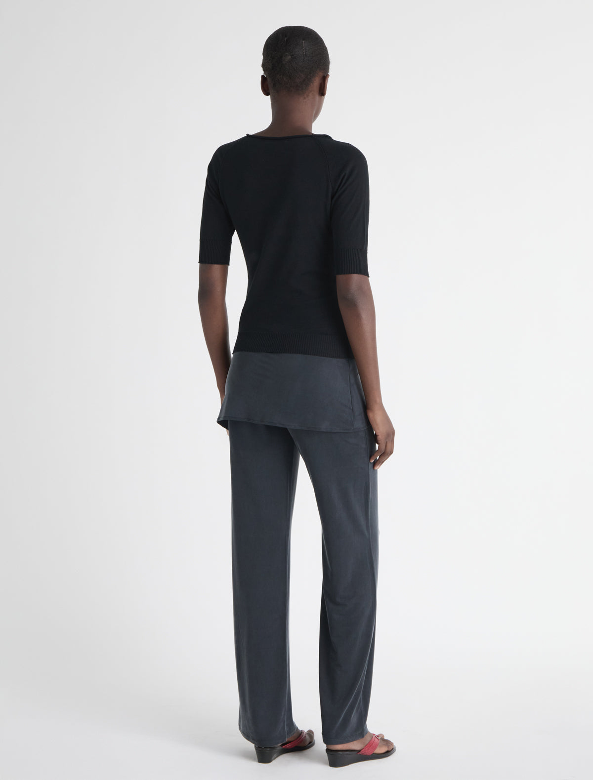 Alexia pants miniskirt cupro pants black