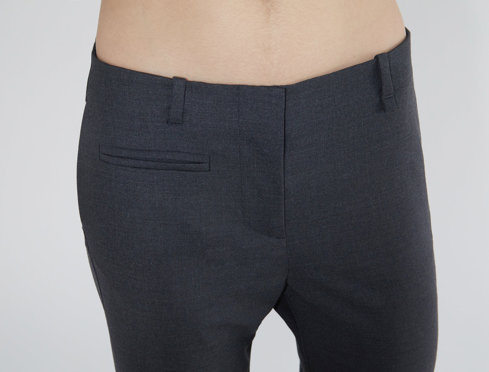 Muir straight suit trousers welt pocket