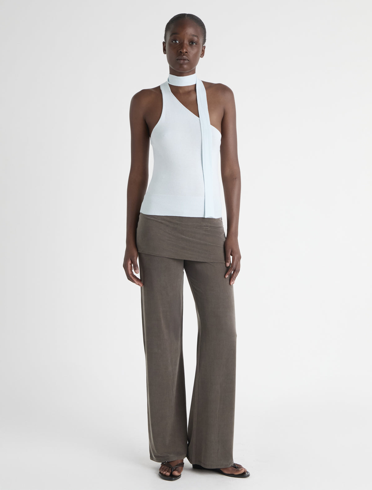 Alexia pants miniskirt cupro pants brown