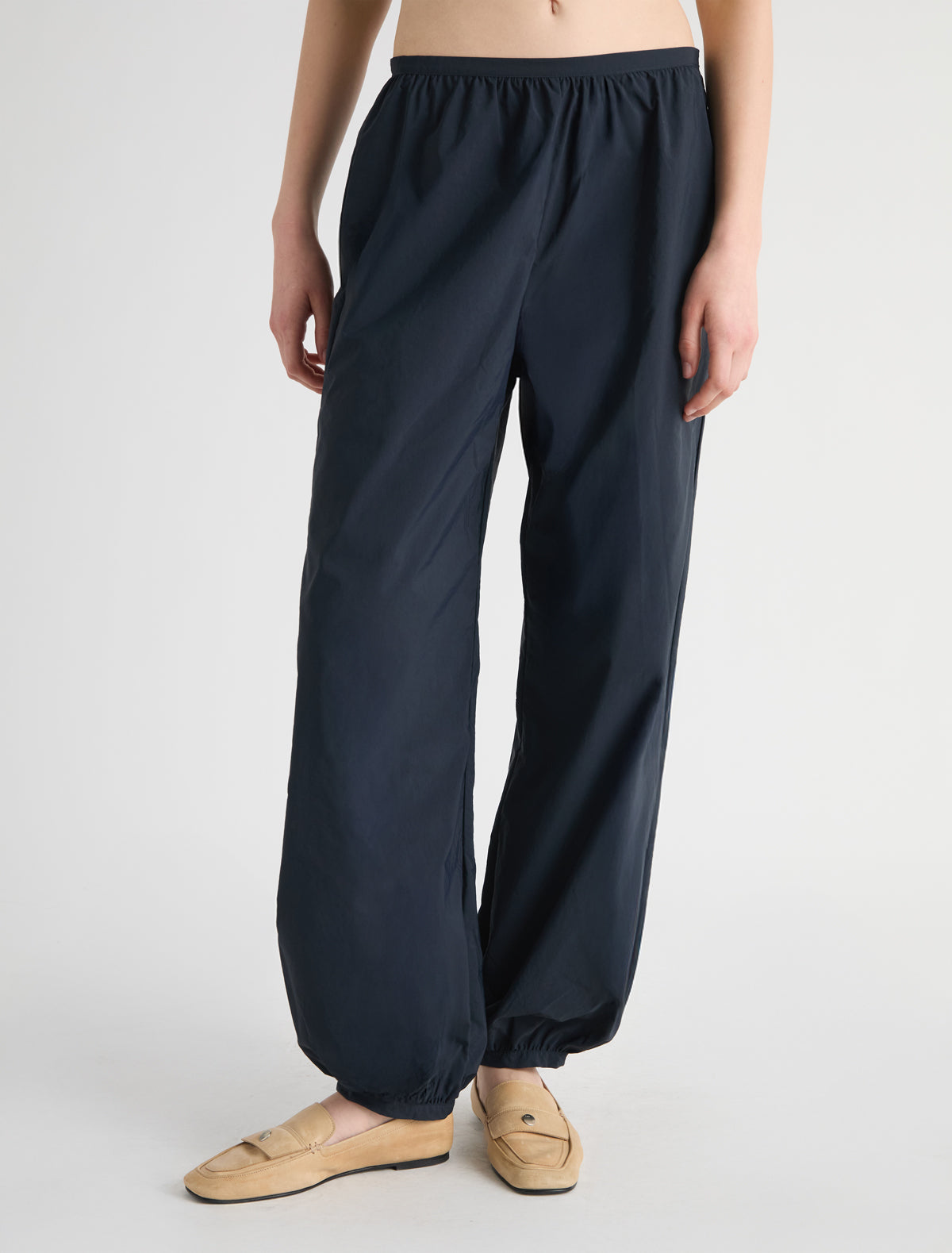 Boza balloon style pants nylon navy